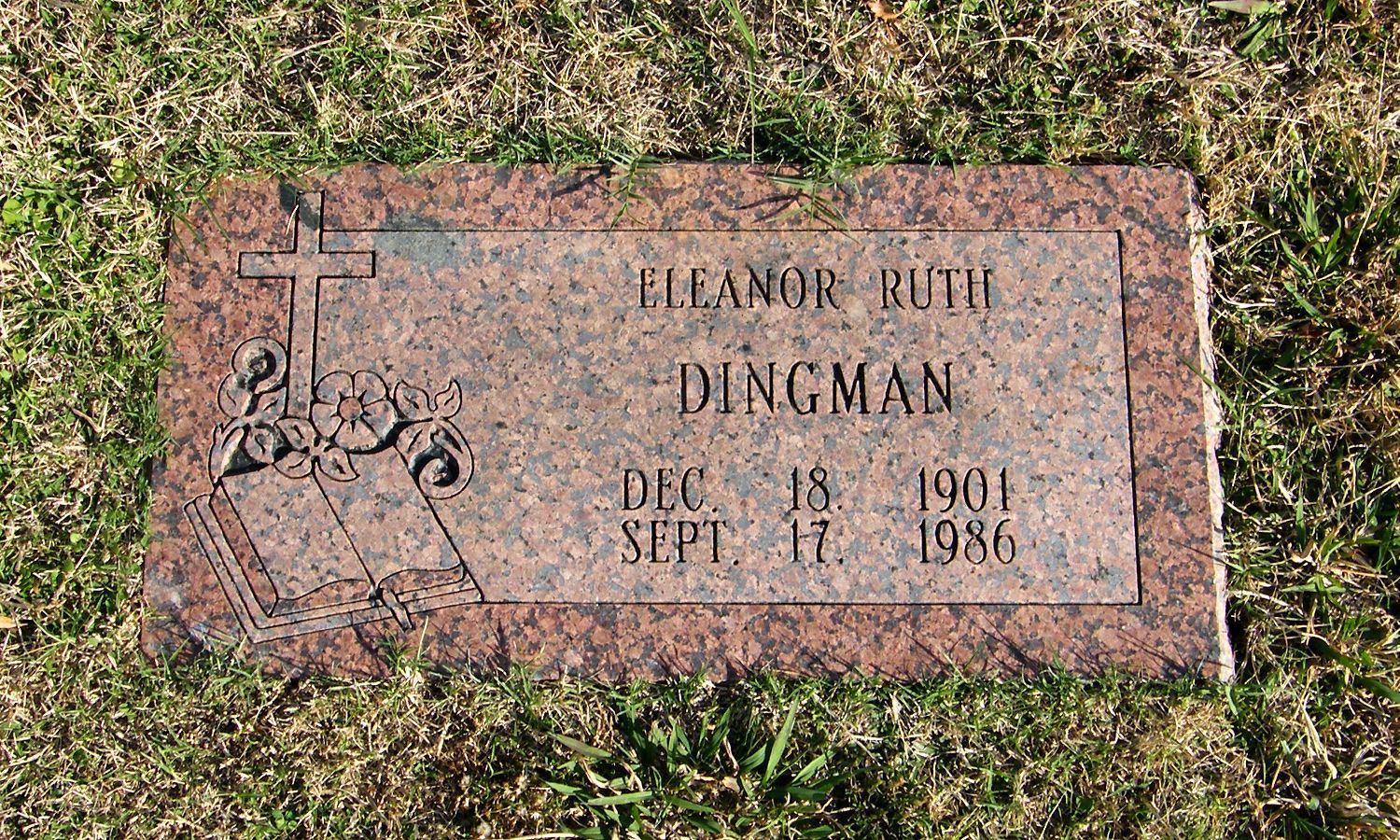 Eleanor Ruth Dingman grave